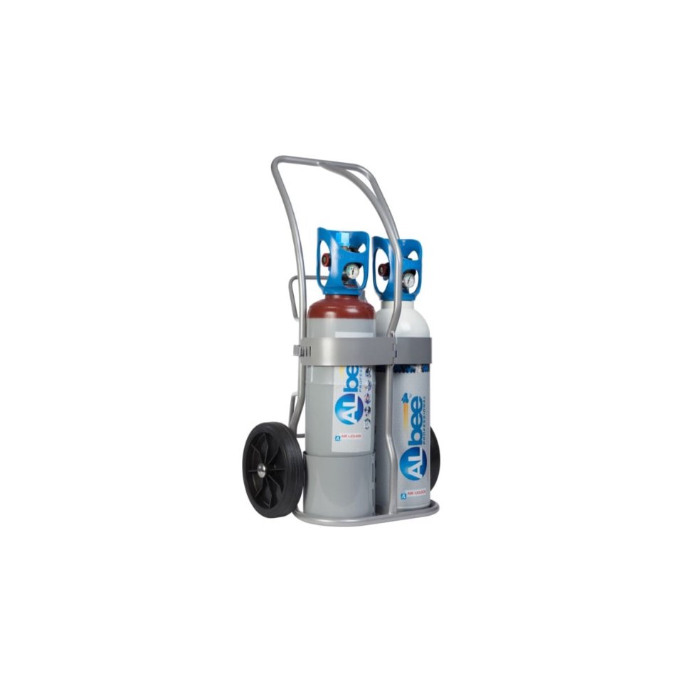 ALbee FLAME DUO autogeen set (Zuurstof/Acetyleen/Trolley) 11 liter