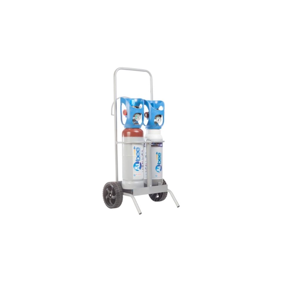 ALbee FLAME DUO autogeen set (Zuurstof/Acetyleen/Trolley) 5 liter