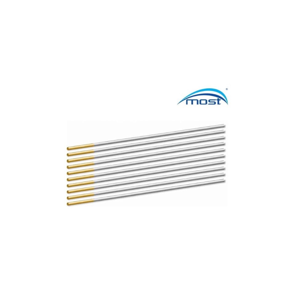 Wolfraam elektrode WL15 175 mm goud MOST