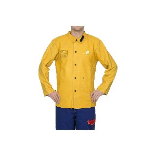 Weldas Golden Brown lasjas van glad rundleer 44-5530